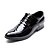 halpa Miesten Oxford-kengät-Miesten kengät Kiiltonahka Kevät / Syksy Comfort / muodollinen Kengät Oxford-kengät Musta / Häät / Juhlat / Muodolliset kengät