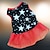 cheap Dog Clothes-Cat Dog Dress Puppy Clothes Stars Casual / Daily Dog Clothes Puppy Clothes Dog Outfits Black Costume Baby Small Dog for Girl and Boy Dog Terylene XS S M L