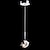 Недорогие Островные огни-1 светильник 9 см кристалл мини подвесной светильник светодиодный металл мини гальванические островные светильники современный стиль кухня столовая домашний бар свет 110-120 в 220-240 в