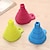 cheap Kitchen Utensils &amp; Gadgets-Silicone Foldable Funnel Cute Collapsible Style
