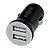 cheap Car Charger-Jtron 12V-24V Car Charger Dual USB Port Smart Light for iPhone Samsung and Others
