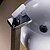 halpa Kylpyhuoneen lavuaarihanat-Nykyaikainen Vesiputous LED Keraaminen venttiili Yksi reikä Yksi kahva yksi reikä Kromi, Kylpyhuone Sink hana