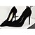 billige Højhælede sko til kvinder-Damer Sko Fleece Sommer Hæle Stilethæl Perle Til Afslappet Sort Sølv Grå Rosa Grøn