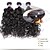 billiga Hårförlängningar i naturlig färg-3 paket Brasilianskt hår Vågigt Äkta hår Human Hår vävar Hårförlängning av äkta hår Människohår förlängningar / 8A