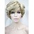 cheap Synthetic Lace Wigs-Synthetic Wig Curly Curly Wig Blonde Ombre Short 1 4 6 8 10 Synthetic Hair Women&#039;s Red Black Blonde