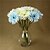 זול פרחים ואגרטלים מלאכותיים-פרחים מלאכותיים 1 ענף פרחי חתונה חינניות פרחים לשולחן