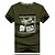 billige T-shirts og skjorter-Herre T-Shirt Campering &amp; Vandring Klatring Fritidssport Cykling/Cykel Løb Åndbart Svedreducerende Sommer