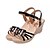 preiswerte Damensandalen-Damen Outdoor Büro &amp; Karriere Kleid Sommer Funkelnder Glitzer Keilabsatz Kunstleder Schwarz Rosa Blau