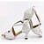 cheap Latin Shoes-Women&#039;s Latin Shoes Glitter Customized Heel Customizable Dance Shoes Silver / Indoor / Leather