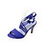 halpa Naisten sandaalit-Naisten Kengät Kashmir Kevät Kesä Nilkkahihna Stilettikorko Tarranauhalla varten Häät Puku Juhlat Oranssi Sininen Pinkki