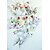 baratos Adesivos de Parede-Animais Romance Moda Formas Floral 3D Adesivos de Parede Autocolantes 3D para Parede Autocolantes de Parede Decorativos, Vinil Decoração
