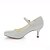 cheap Wedding Shoes-Women&#039;s Stiletto Heel Wedding Dress Party &amp; Evening Crystal Stretch Satin Summer Ivory