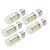 baratos Lâmpadas LED em Forma de Espiga-5pçs 4 W Lâmpadas Espiga 400-500 lm E26 / E27 T 56 Contas LED SMD 5730 Branco Quente Branco Frio 220-240 V / 5 pçs