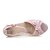 preiswerte Damensandalen-Damen Mädchen Schuhe Kunstleder Frühling Sommer Plattform Keilabsatz Schnalle Ausgehöhlt für Normal Kleid Weiß Blau Rosa