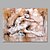 halpa Ihmisiä kuvaavat taulut-Maalattu Abstrakti / IhmisetModerni 1 paneeli Kanvas Hang-Painted öljymaalaus For Kodinsisustus