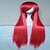 tanie Peruki kostiumowe-Cosplay Costume Wig Synthetic Wig Straight Straight Wig Red Synthetic Hair Red