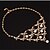 זול סט תכשיטים-סט תכשיטים הצהרה מסיבה עבודה יום יומי וינטאג&#039; שרשרת\חוליות זירקוניה מעוקבת 18K זהב עגילים תכשיטים זהב עבור 1set / שרשראות