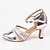 cheap Ballroom Shoes &amp; Modern Dance Shoes-Women&#039;s Modern Shoes / Ballroom Shoes Leatherette Buckle Sandal / Heel Buckle Customized Heel Customizable Dance Shoes Silver / Indoor