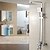 billige Utendørs dusjarmaturer-Dusjkran - Moderne Krom Centersat Keramisk Ventil Bath Shower Mixer Taps / Messing / Enkelt håndtak To Huller