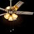 cheap Ceiling Fan Lights-MAISHANG® Retro Bar Iron Ceiling Fans Lamp 3 Light For Dinning Room
