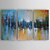 abordables Peintures à l&#039;Huile-Peinture à l&#039;huile Hang-peint Peint à la main - Abstrait Moderne Inclure cadre intérieur / Trois Panneaux / Toile tendue