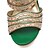 זול סנדלי נשים-בגדי ריקוד נשים נעליים סינטתי אביב קיץ עקב עבה קריסטל נצנצים ל בָּחוּץ שמלה מסיבה וערב אדום ירוק