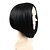 cheap Synthetic Trendy Wigs-Synthetic Wig Straight Kardashian Straight Wig Short Black Synthetic Hair Women&#039;s Black