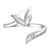 cheap Rings-Sterling Silver Ring Fox Silver Plated Ring Adjustable Fashion Jewelry for Women Wedding Party Engagement Ring