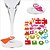 cheap Barware-24Pcs/lot Silicone Party Wine Glass Bottle Drink Cup Marker Tags Cup Identify Label Random Color