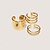 baratos Anéis-Conjunto de Jóias Dourado Prata Liga senhoras Personalizada Diferente Tamanho Único / Mulheres / Anéis para Falanges / Anel de banda