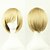 ieftine Peruci Costum-Peruci de Cosplay Peruci Sintetice Peruci de Costum Drept Drept Frizură Asimetrică Perucă Blond Scurt Blond Păr Sintetic Pentru femei Linia naturală de păr Blond