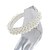 cheap Wedding Shoes-Women&#039;s Stiletto Heel Wedding Dress Party &amp; Evening Pearl Stretch Satin Summer Ivory