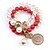 preiswerte Armband-Perlenarmband Party Büro Freizeit Retro Perlenbesetzt Edelstein &amp; Kristall Armband Schmuck Schwarz / Rot / Grün Für Party