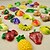 cheap Kitchen Utensils &amp; Gadgets-1Pcs Resin Vegetables Fruit Style Kitchen Fridge Magnet Sheet Funny Gift(Random Color)