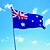 preiswerte Ballons-90x150cm großen Polyester Australien Flagge der australische Dollar nationalen Banner home decor