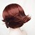 cheap Synthetic Trendy Wigs-Synthetic Wig Straight Curly Curly Straight Layered Haircut Wig Short Red Wine Synthetic Hair 8 inch Women&#039;s Natural Hairline Red