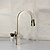 cheap Kitchen Faucets-Kitchen faucet - Single Handle One Hole Nickel Brushed Pull-out / ­Pull-down Deck Mounted Contemporary / Brass