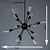 abordables Lustres-75(29.5&#039;&#039;) Lampe suspendue Métal Finitions Peintes Rustique 110-120V 220-240V