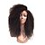 tanie Peruki z ludzkich włosów-Włosy naturalne Pełna poronka Peruka Kinky Curly 130% Gęstość 100% ręcznie związana Peruka afroamerykańska Naturalna linia włosów Medium