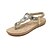 cheap Women&#039;s Sandals-Women&#039;s Shoes Glisten Flipflop Slip On Flat Heel Comfort / Open Toe Sandals Dress / Casual Silver / Gold