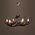 preiswerte Kerzenlicht-Design-JSGYlights 6-Licht 68cm(26.7 Inch) Ministil Kronleuchter Harz Andere Retro 110-120V / 220-240V