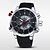 cheap Sport Watches-WEIDE Men&#039;s Wrist Watch / Digital Watch Alarm / Calendar / date / day / Chronograph Rubber Band Luxury Black / Water Resistant / Water Proof / LCD / Dual Time Zones / Two Years / Maxell CR2025
