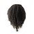 baratos Perucas de cabelo humano-Cabelo Humano Frente de Malha Peruca Kinky Curly 130% Densidade 100% Feita a Mão Peruca Afro Americanas Riscas Naturais Médio Longo