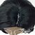 abordables Perruques Synthétiques Sans Bonnet-Perruque Synthétique Bouclé Style Sans bonnet Perruque Noir Cheveux Synthétiques Femme Partie latérale Noir Perruque Long