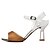 cheap Women&#039;s Sandals-Women&#039;s Chunky Heel Buckle PU Summer White / Yellow / Party &amp; Evening / Party &amp; Evening