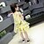 cheap Dresses-Girls&#039; Sleeveless Floral 3D Printed Graphic Dresses Floral Cotton Others Dress Summer Spring Going out