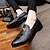 cheap Men&#039;s Slip-ons &amp; Loafers-Men&#039;s Dress Loafers Comfort Shoes Spring / Fall Casual Wedding Casual Party &amp; Evening Loafers &amp; Slip-Ons Faux Leather Slip Resistant Golden / Black / Silver / Rivet