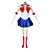 voordelige Anime kostuums-geinspireerd door Sailor Moon Sailor Moon Anime Cosplaykostuums Cosplay Kostuums Patchwork Mouwloos Kleding Handschoenen Sokken Voor Dames