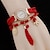 preiswerte Armbanduhren-Damen Modeuhr Armband-Uhr Quartz Armbanduhren für den Alltag Leder Band Eule Schwarz Weiß Blau Rot