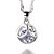 economico Collana-Per donna Collane con ciondolo Pietre dei segni Argento sterling Argento placcato Argento Bianco Viola Collana Gioielli Per Feste Quotidiano Casual Ufficio